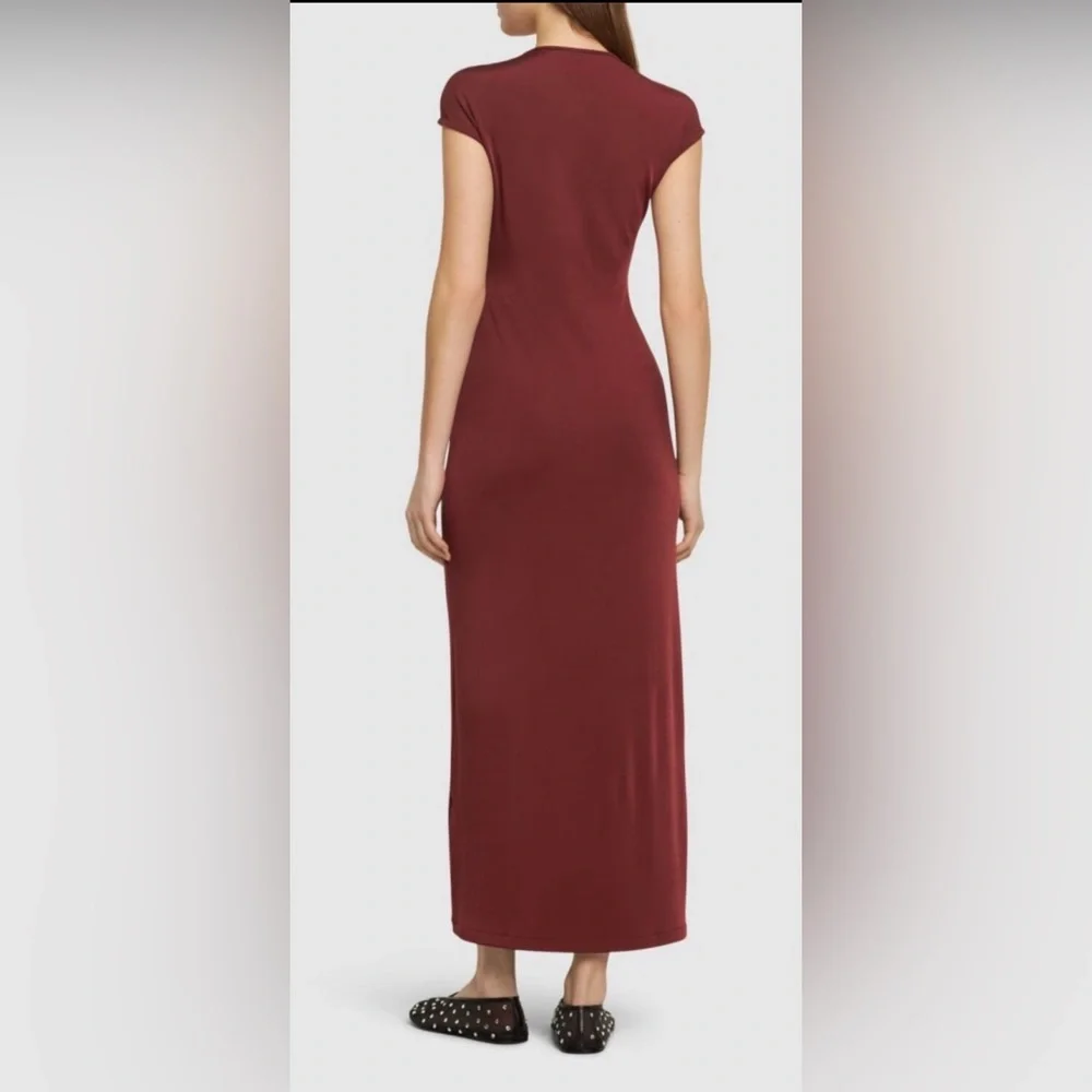 TOVE‎ Cinnamon Twist-Front Cap Sleeve Maxi Dress NWT - Picture 2 of 9